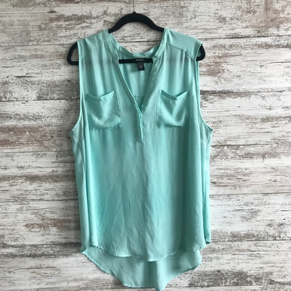 torrid Tops - Light Blue/Teal Georgette Top